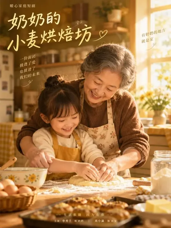 麦香满屋的温柔时光 封面 - 漫剧免费影院
