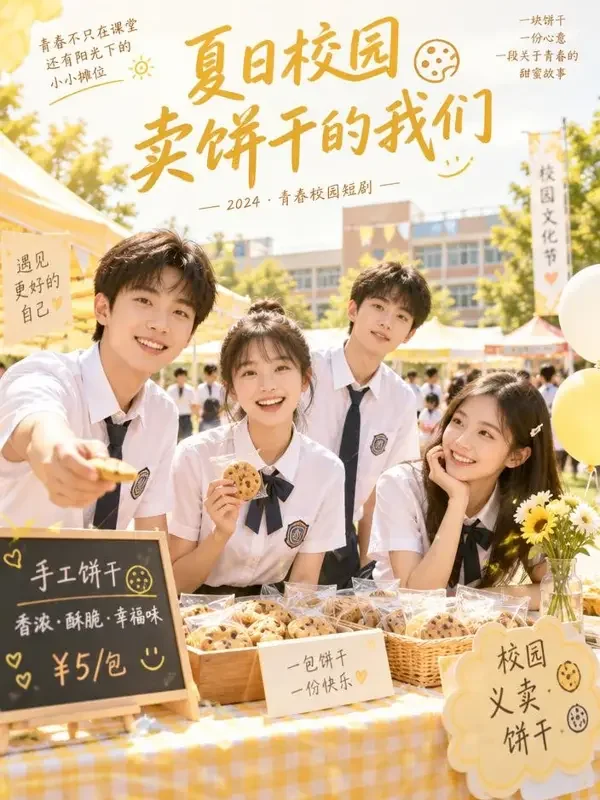 校园饼干社的夏天 封面 - 漫剧免费影院