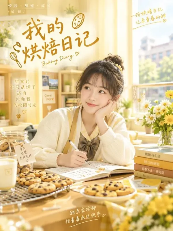 甜心烘焙日记 封面 - 漫剧免费影院